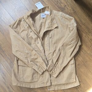 Kensie Cotton Khaki Utility Jacket